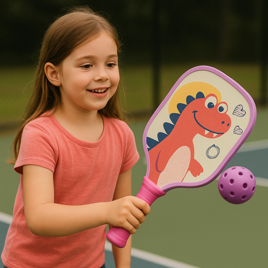 Dino Rally Pickleball Paddle For Kids