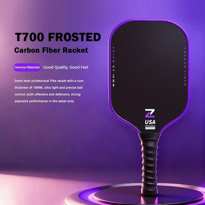 Durable T700 Pickleball Paddle Frosted Surface USAPA Approved Pickle Ball Paddle Carbon Fiber Professional Pickleball Rackets
